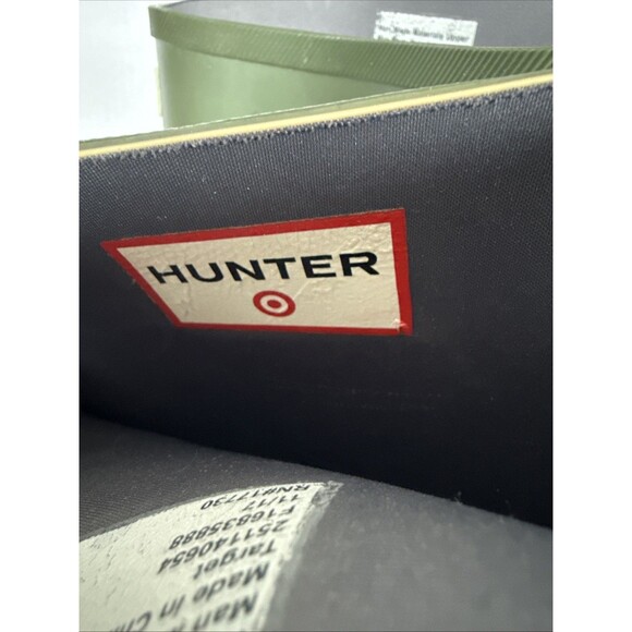 Hunter Target Women's Tall Rain Waterproof Boots Hunter Green Color Size 9 US - Picture 7 of 7